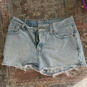 Levi's Light Blue Jean Shorts